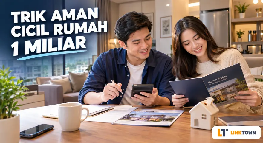 Simulasi Aman Cicilan KPR Rumah 1 Miliar untuk Gaji Pas Pasan